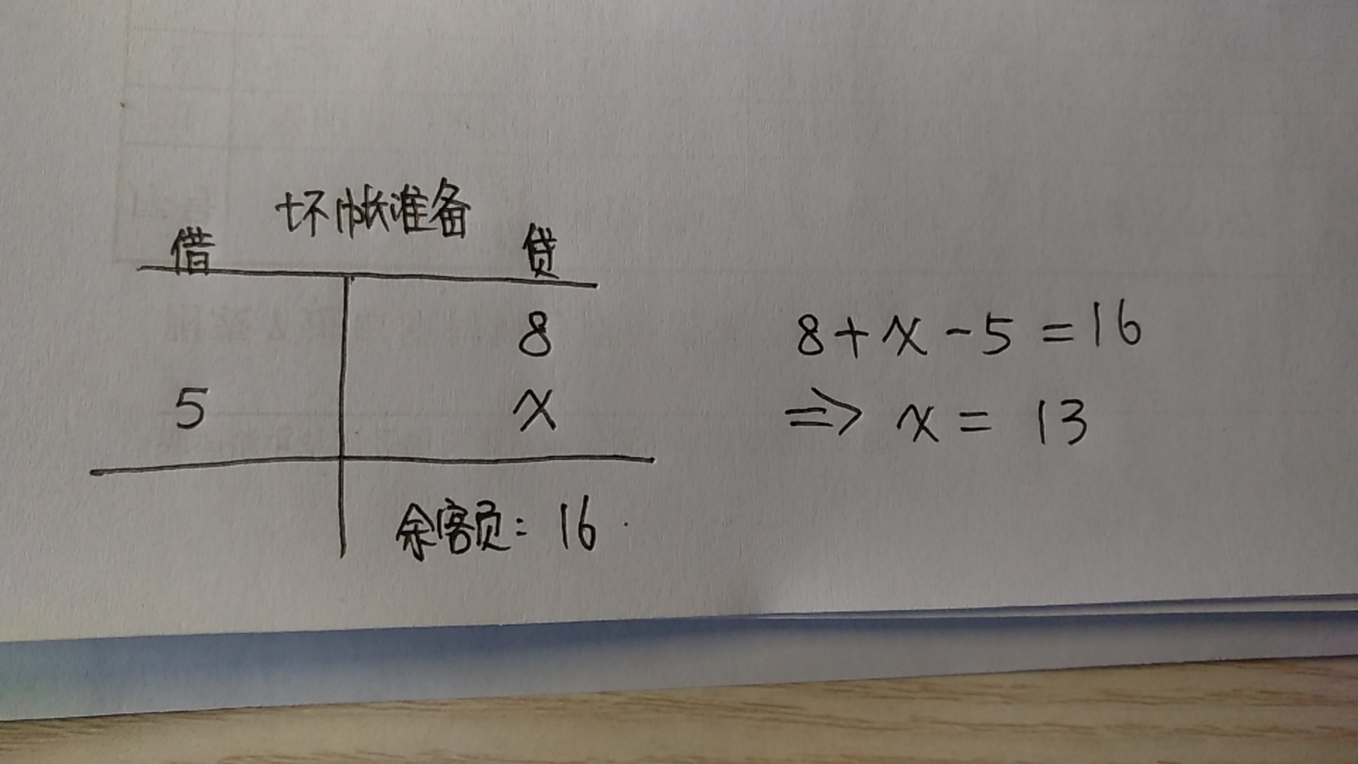 这个题的t形账户应该怎么画?可以详细讲讲吗?