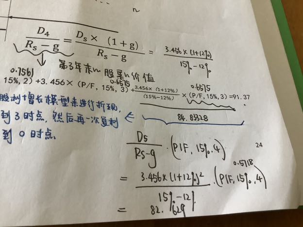 復(fù)利現(xiàn)值系數(shù)公式