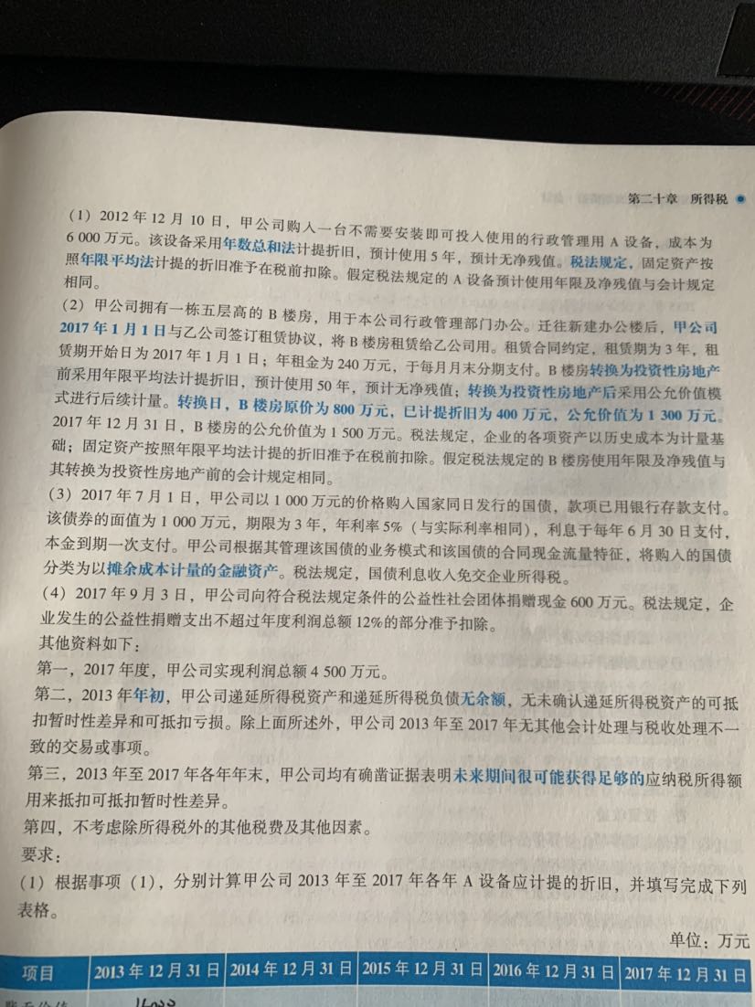 所得税计算