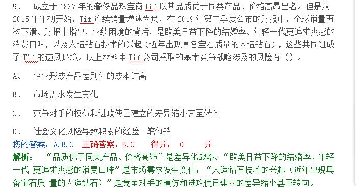 企业的战略