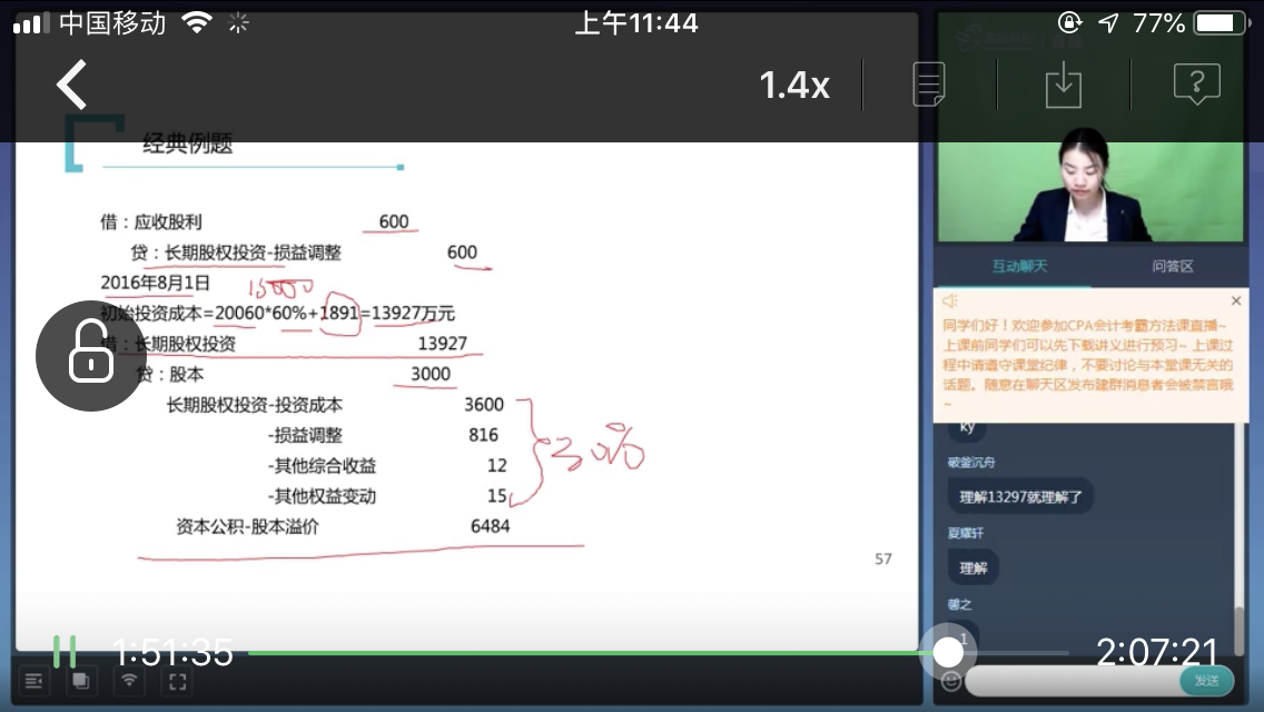 统一控制控股合并分录