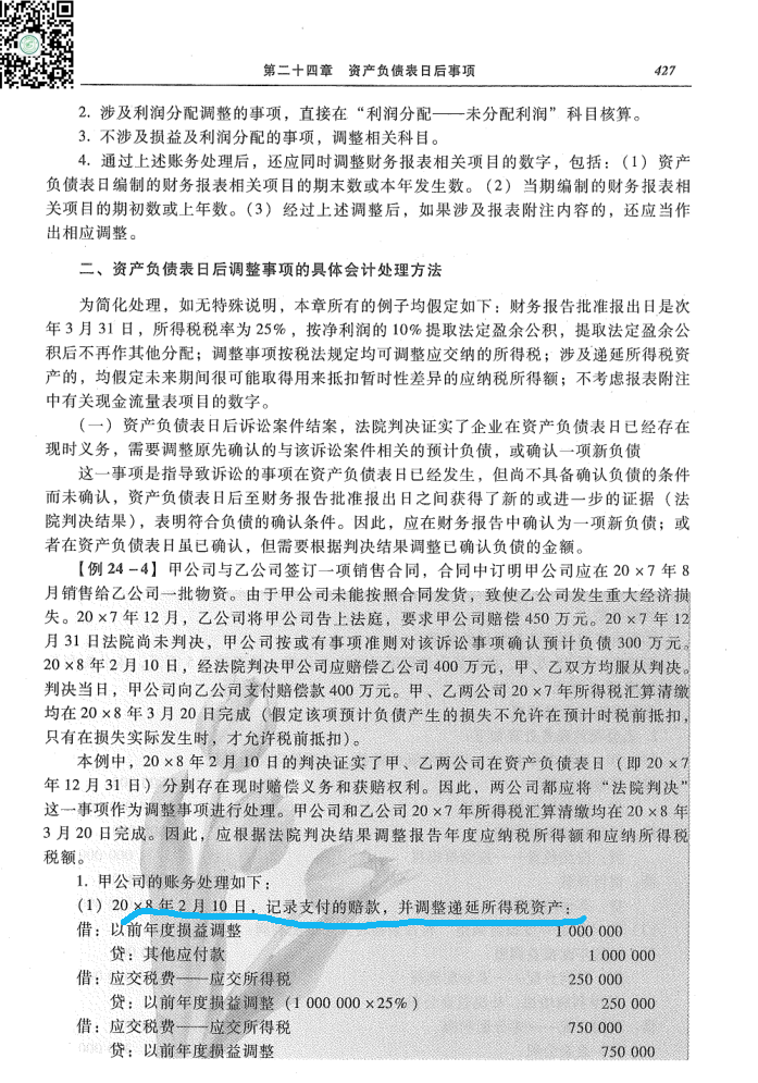 递延所得税资产