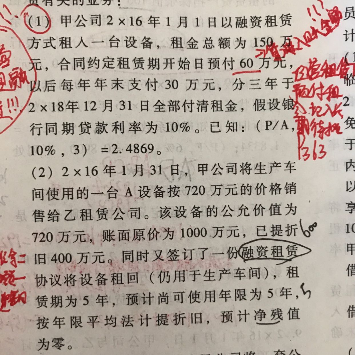 融资租赁资产的折旧 融资租赁资产的折旧