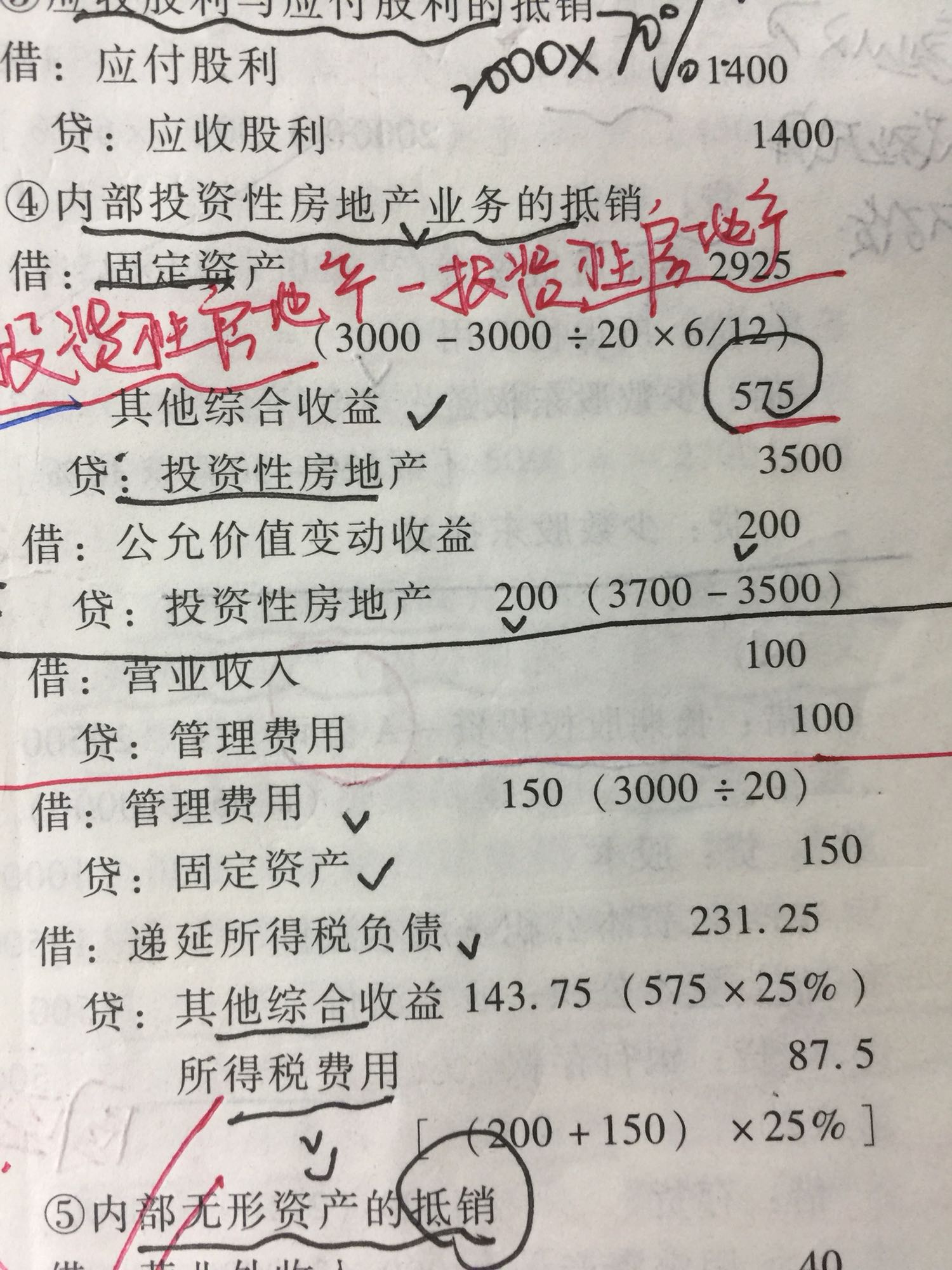 投资性房地产抵消分录 投资性房地产抵消分录