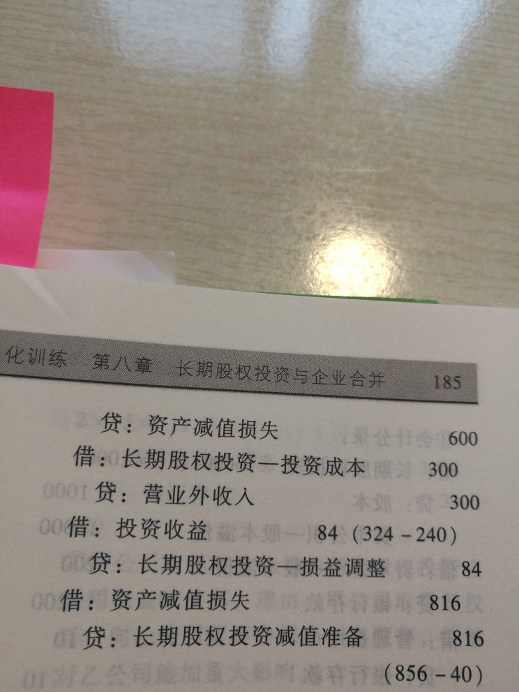 计提长期股权投资减值准备分录