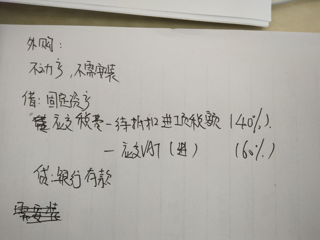 固定资产资产外购