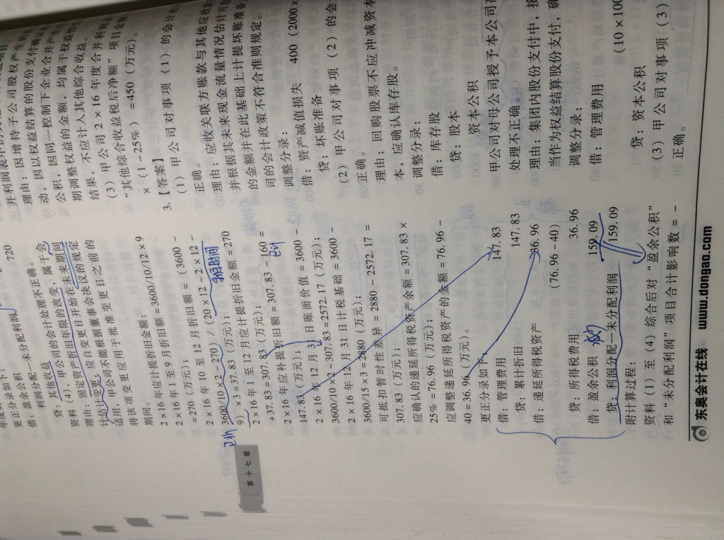 更正分录 更正分录