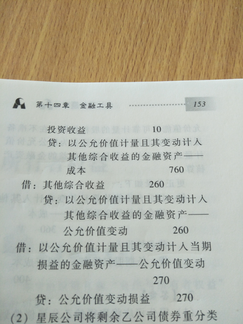 交易性金融资产公允价值变动分录