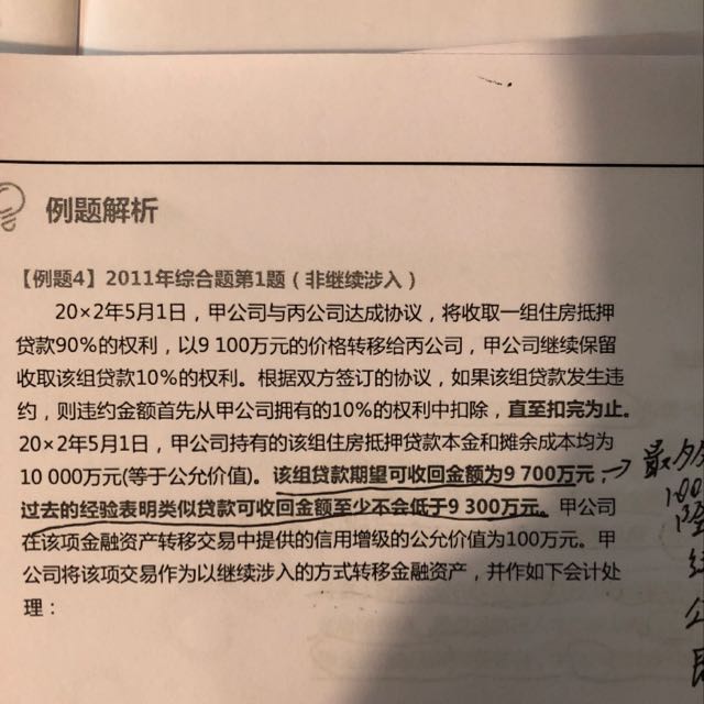 金融资产贷记