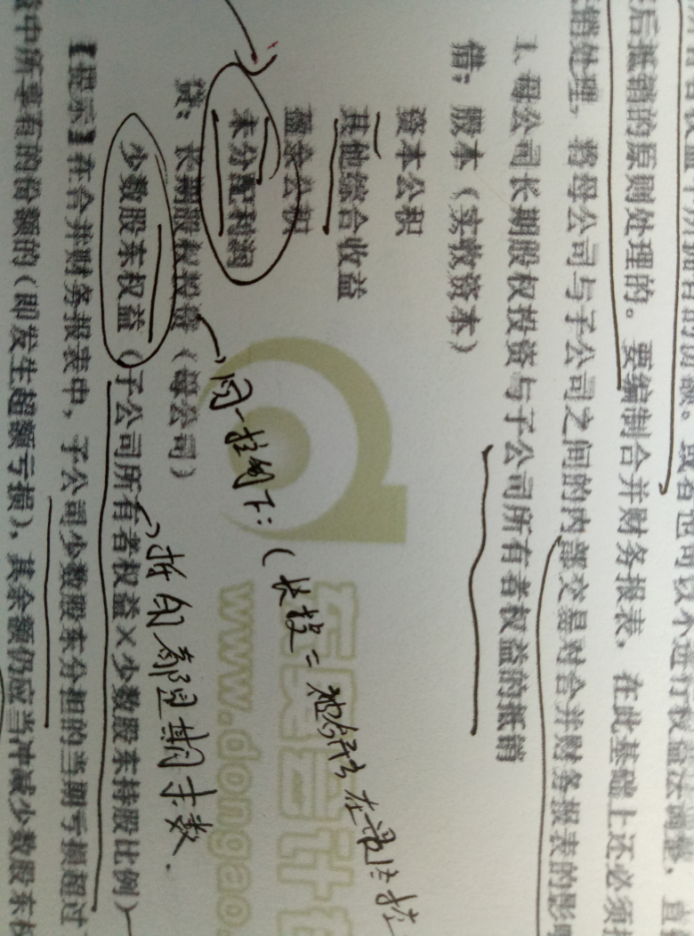 同一控制下合并抵消分录 同一控制下合并抵消分录