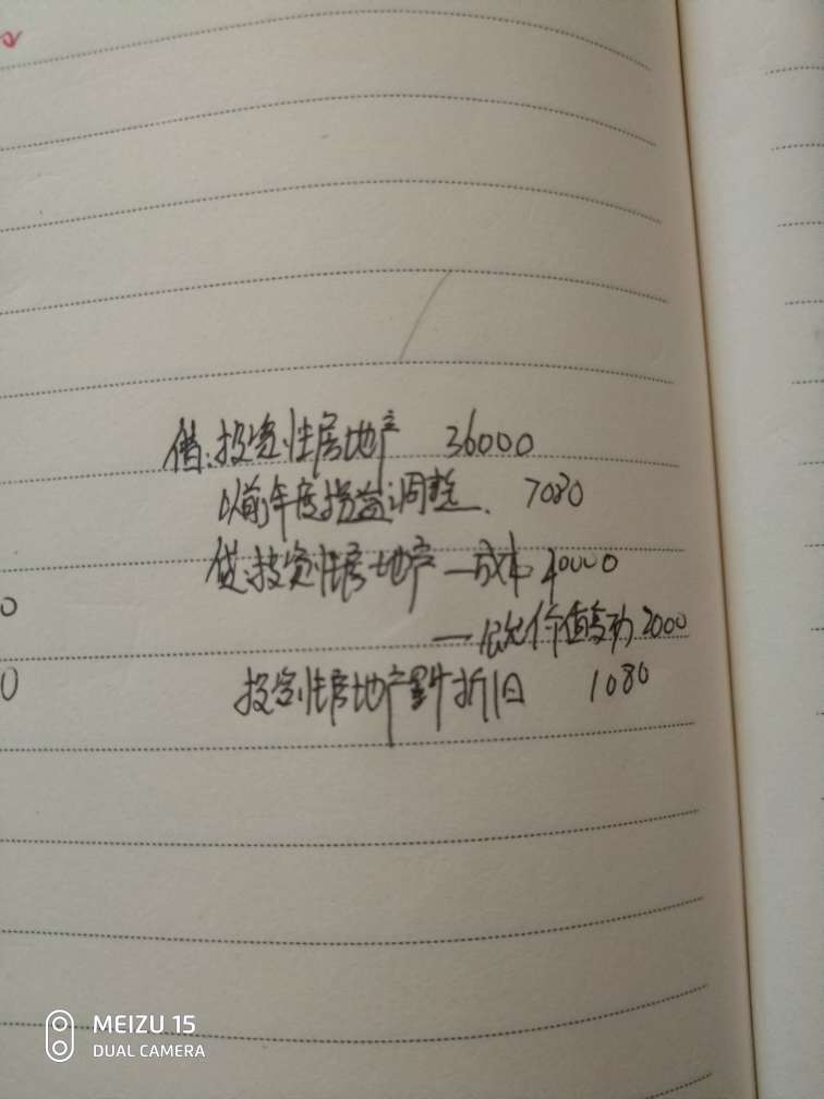 成本模式转公允价值模式分录