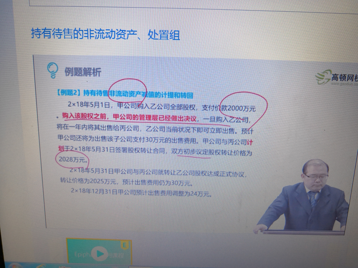 划分为持有待售资产