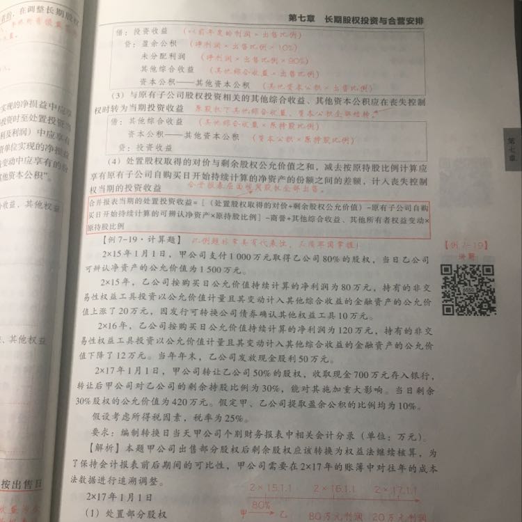 合并财务报表分录 合并财务报表分录