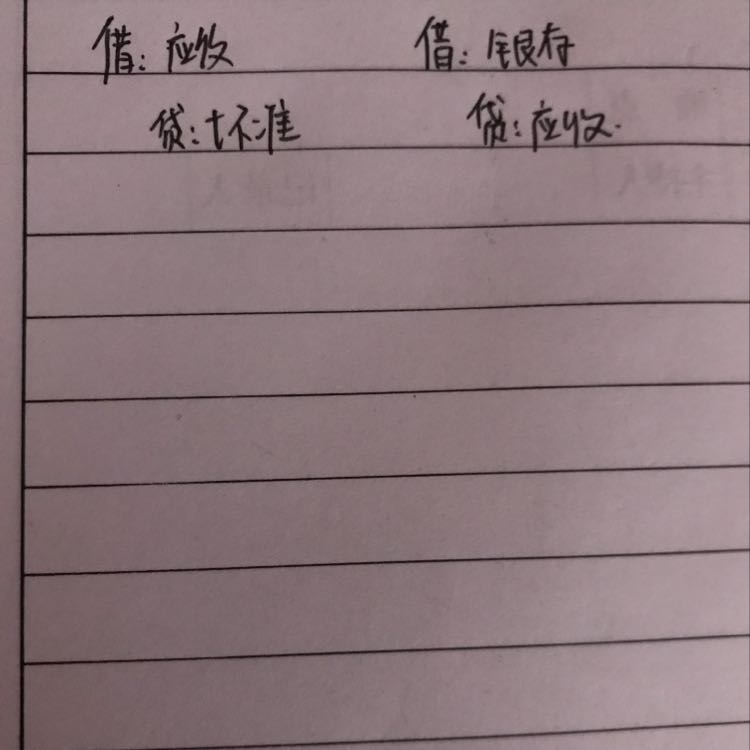 坏账准备转回分录
