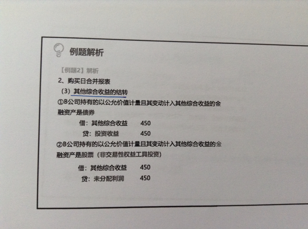结转其他综合收益分录 结转其他综合收益分录