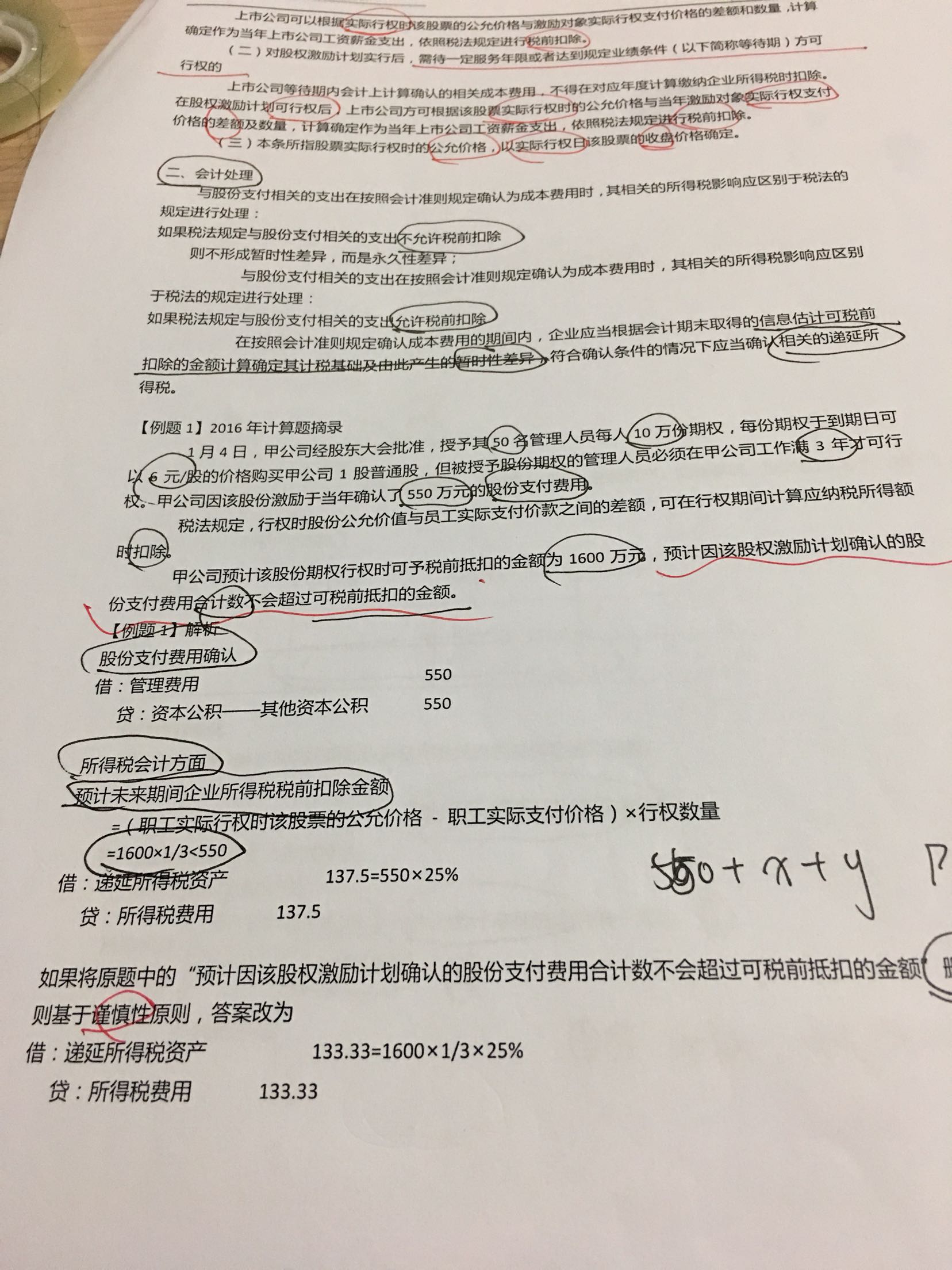 递延所得税资产
