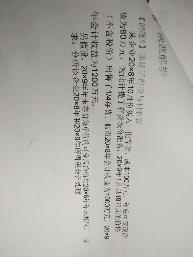 资产负债表递延所得税资产