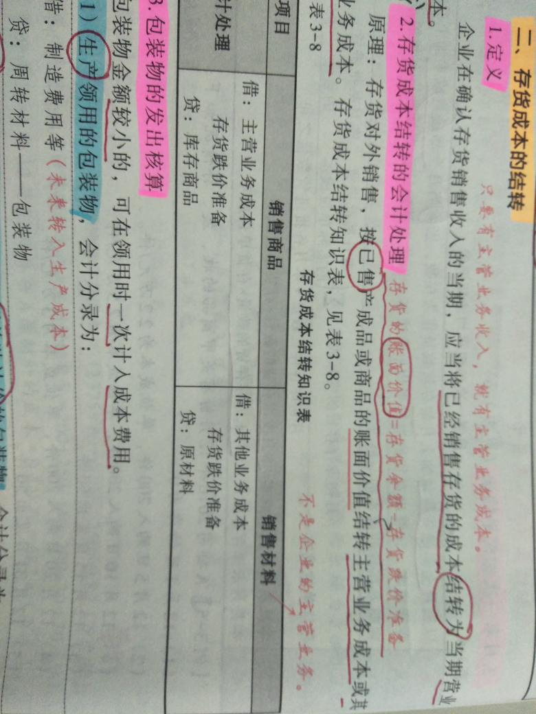 么销售材料就不是主营业务成本